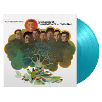 CHARLES WRIGHT AND THE WATTS - Express Yourself (2023 Reissue) - LP - 180g Turquoise Vinyl