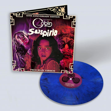 CLAUDIO SIMONETTI'S GOBLIN - Suspiria (45th Anniversary Prog Rock Version) - LP - Gatefold Transparent Blue Marble Vinyl