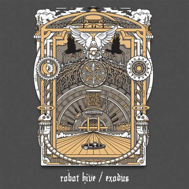 CLUTCH - Robot Hive / Exodus [w/ SIGNED Insert] - 2LP + 7" - 180g Metallic Silver & Gold Vinyl