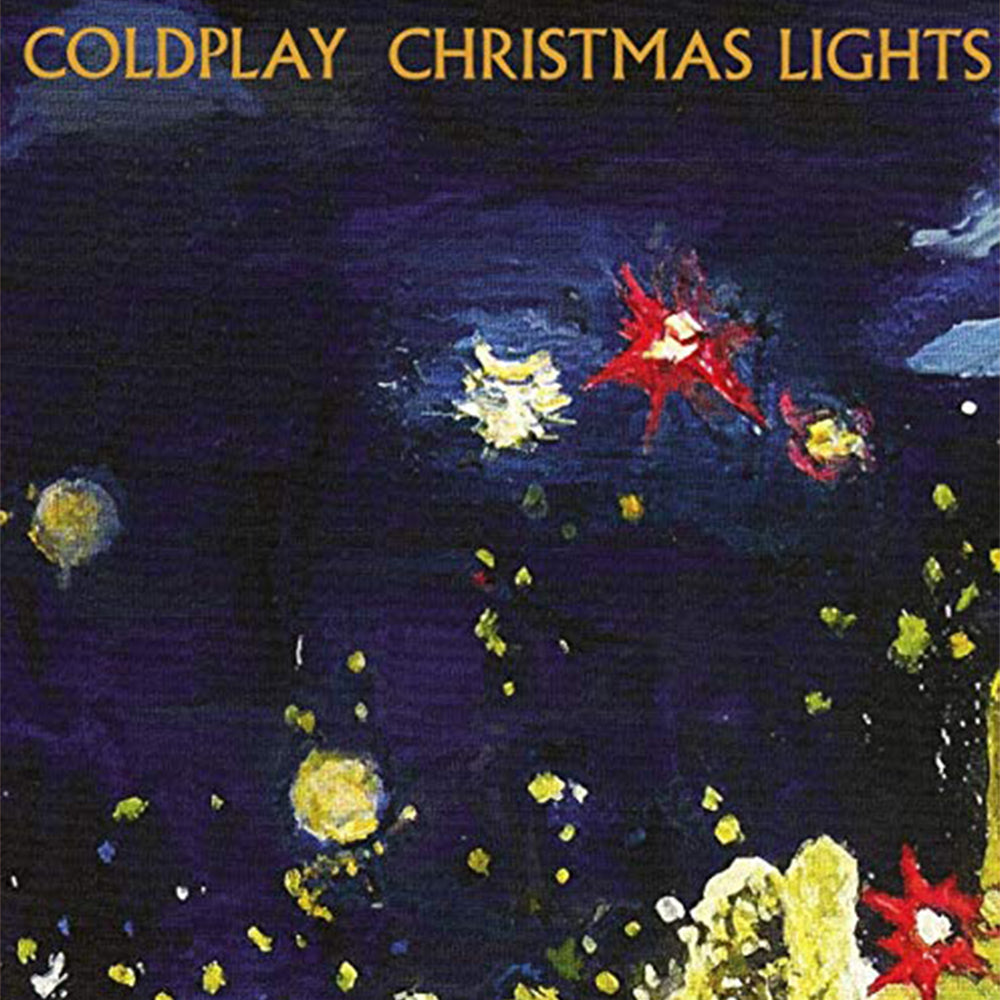 COLDPLAY - Christmas Lights - 7" - Recycled Black Vinyl