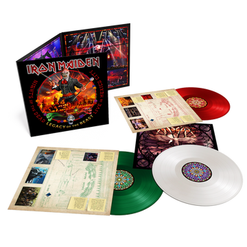 IRON MAIDEN - Nights Of The Dead- 3LP - Triple Coloured Vinyl