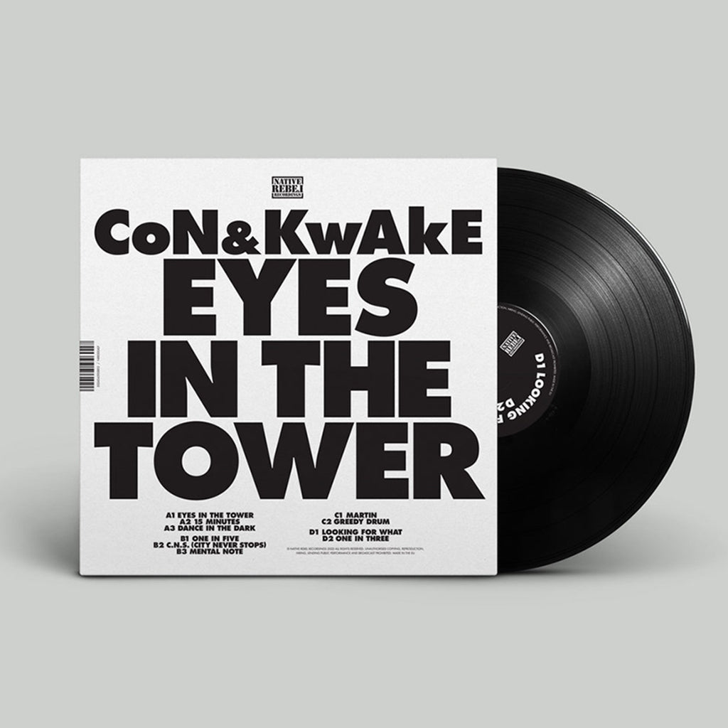 CoN & KwAkE - Eyes In The Tower - 2LP - Black Vinyl