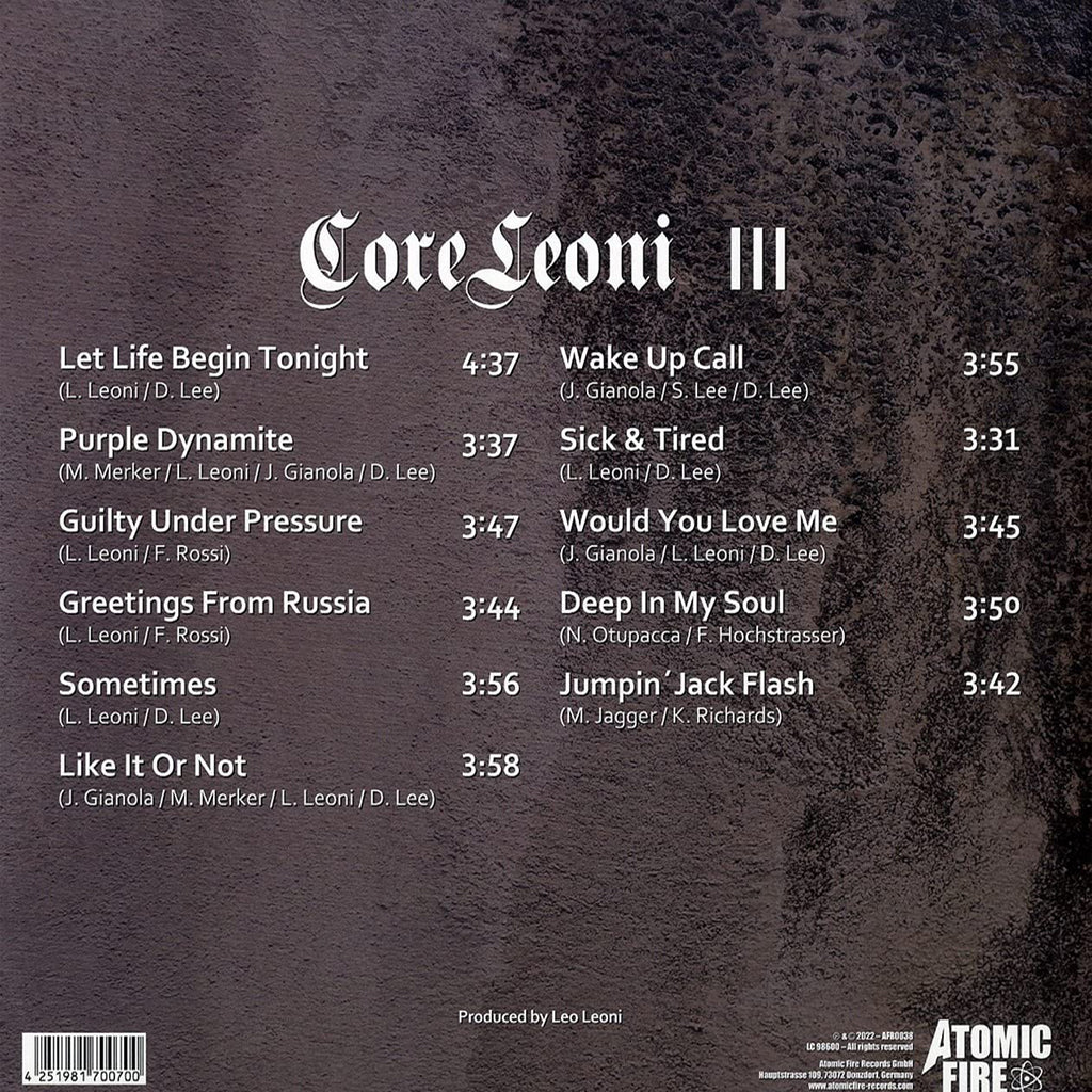 CORELEONI - III - LP - Silver Vinyl