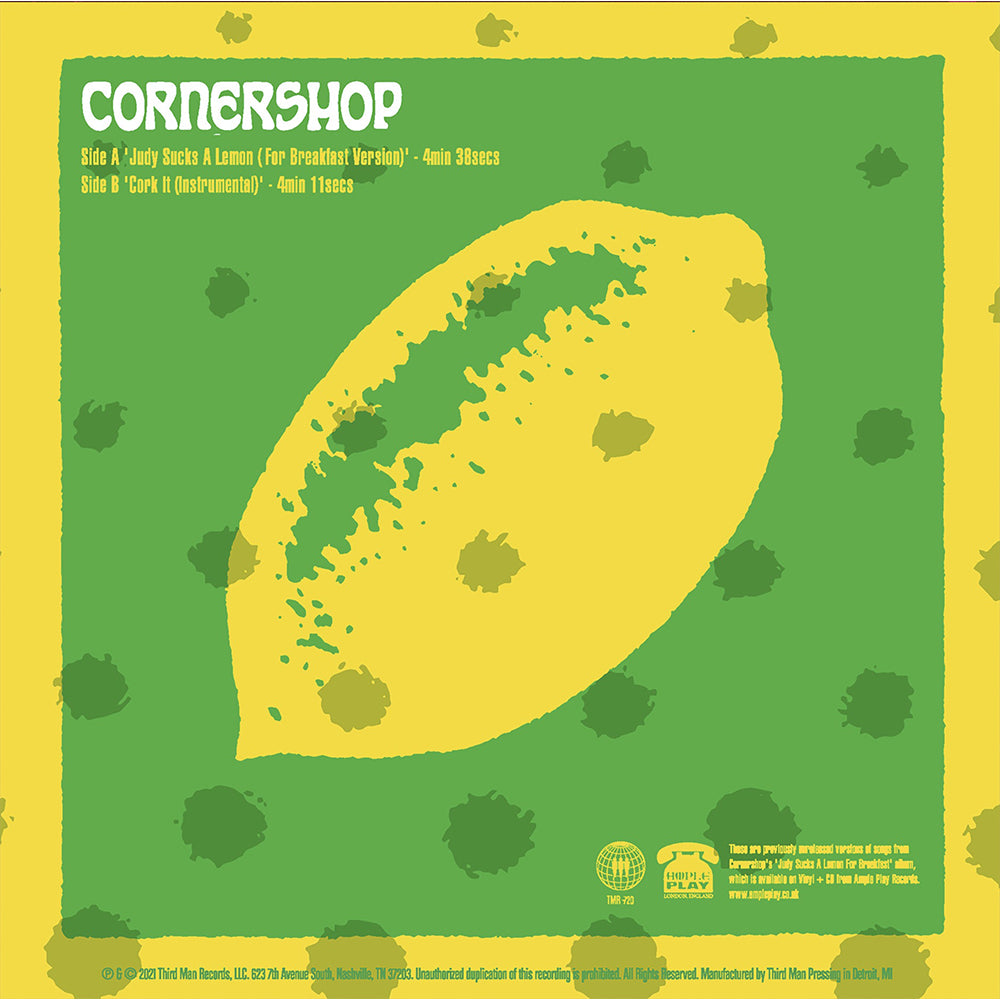CORNERSHOP - Judy Sucks A Lemon (For Breakfast Version) - 7" - Vinyl