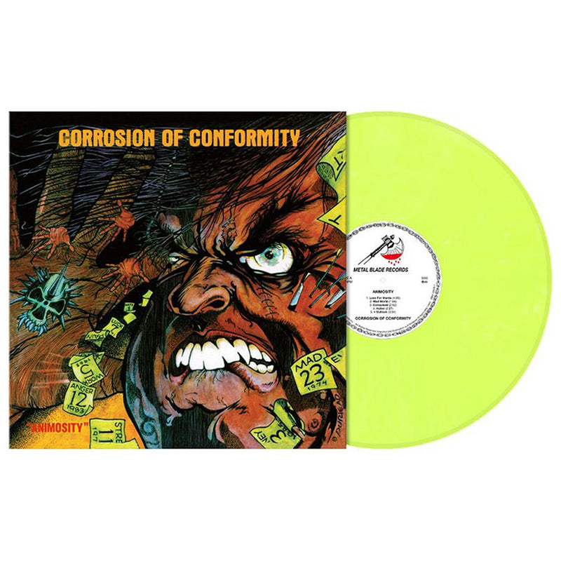 CORROSION OF CONFORMITY - Animosity (2022 Reissue) - LP - Yellow / Orange Marbled Vinyl