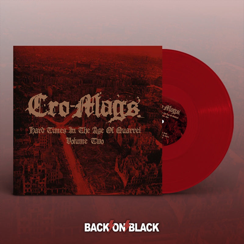 CRO-MAGS - Hard Times In The Age Of Quarrel Vol 2 - 2LP - Red Vinyl