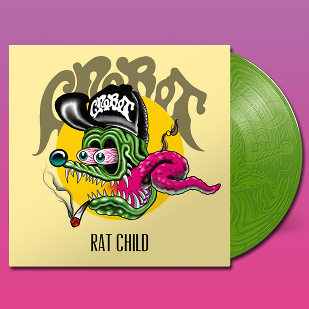 CROBOT - Rat Child (w/ Etched B-Side + Poster) - 12" EP - Flourescent Green Vinyl