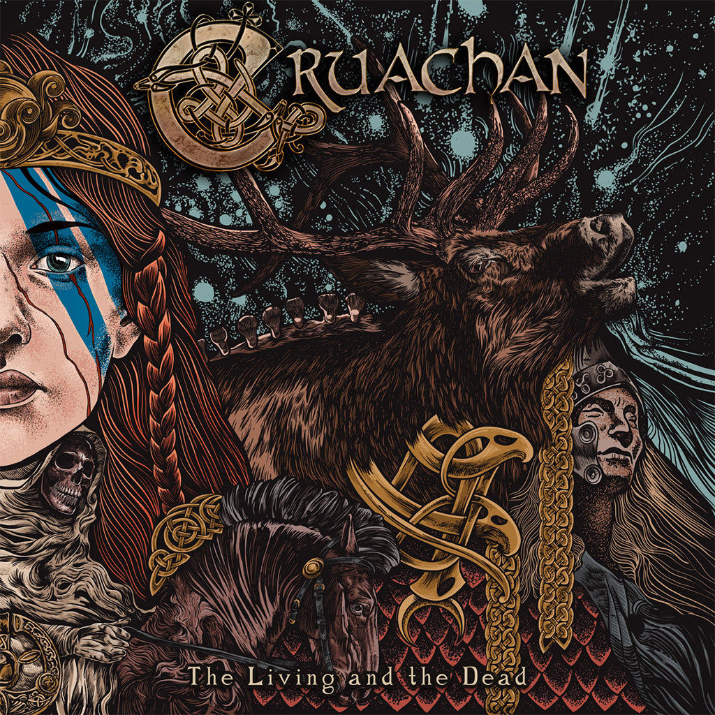 CRUACHAN - The Living And The Dead (In Numbered Slipcase) - 2LP - Gold Vinyl