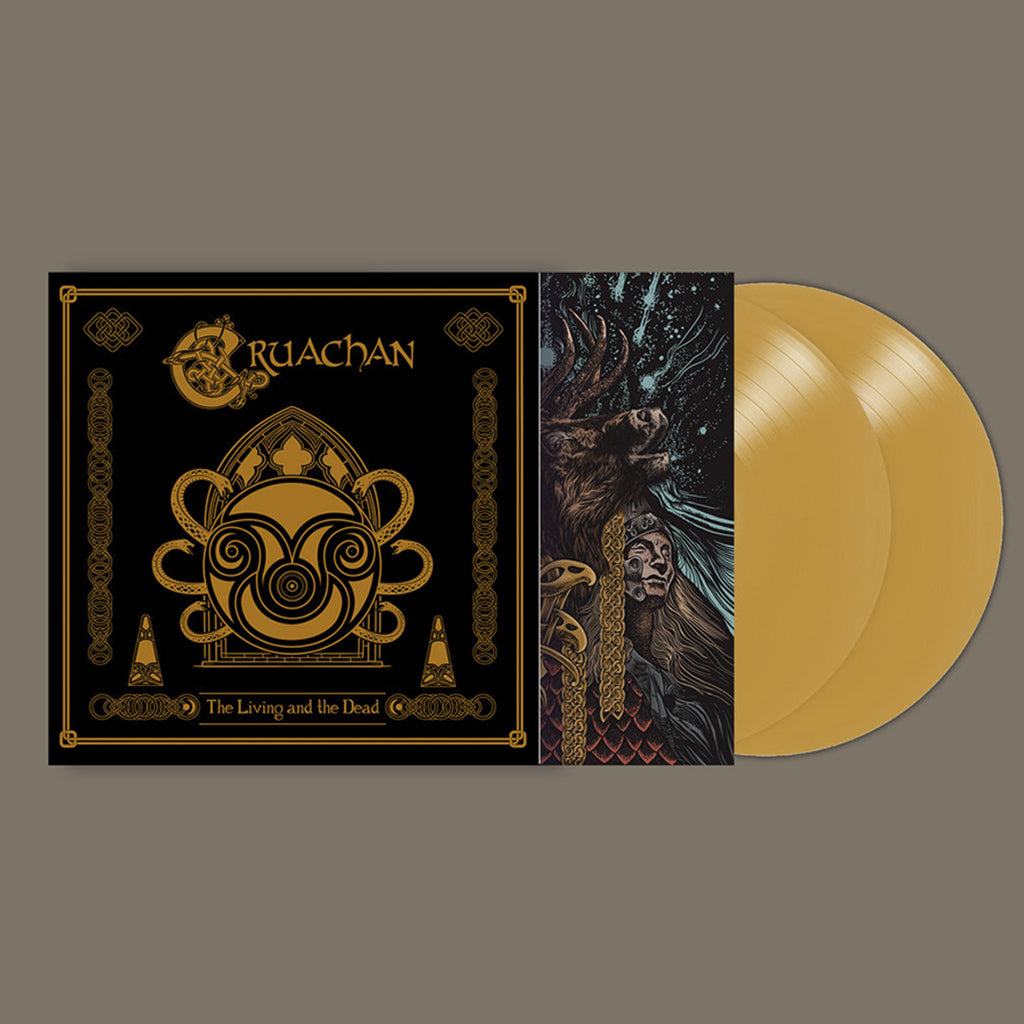 CRUACHAN - The Living And The Dead (In Numbered Slipcase) - 2LP - Gold Vinyl