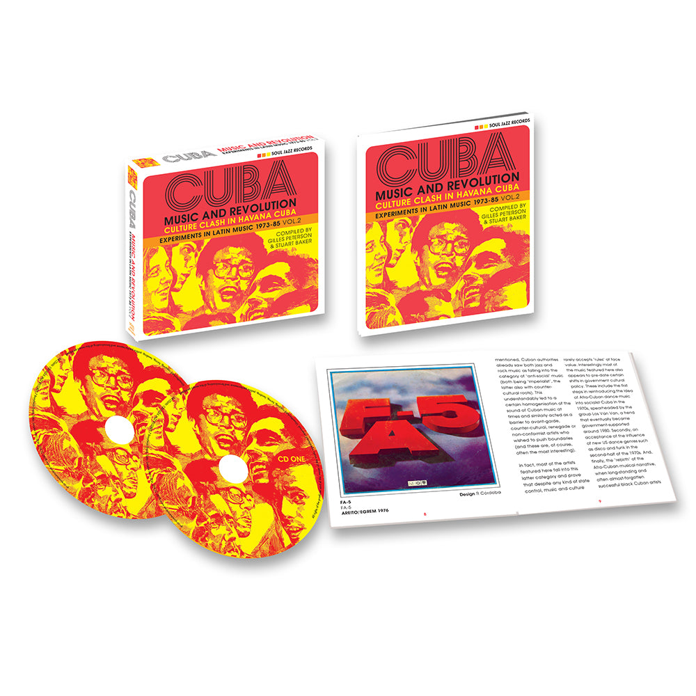 VARIOUS - CUBA: Music and Revolution: Culture Clash in Havana Cuba : Experiments in Latin Music 1973-85 Vol. 2 - 2CD - Deluxe Set