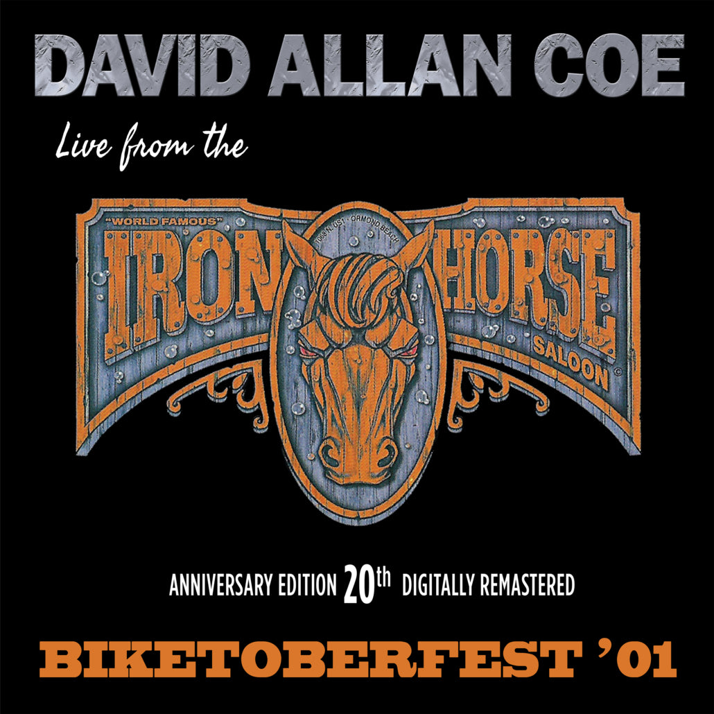 DAVID ALLAN COE - Biketoberfest '01: Live From the Iron Horse Saloon (20th Anniv. Ed.) - LP - Vinyl [MAY 21st]