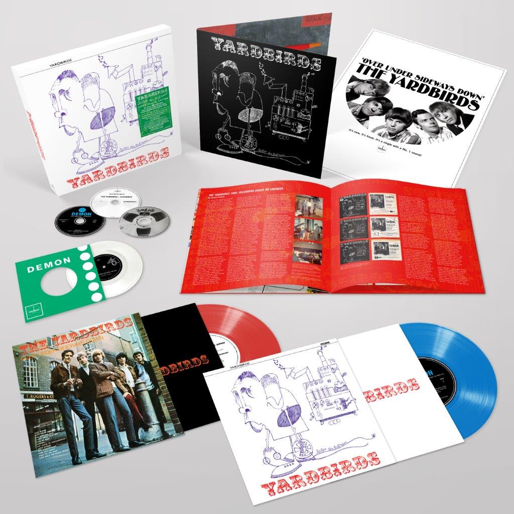THE YARDBIRDS - The Yardbirds (Roger The Engineer) [Super Deluxe Boxset] - 2LP/3CD/7" - Red, White And Blue Vinyl