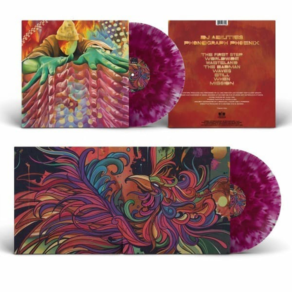 DJ ABILITIES - Phonograph Phoenix - LP - Translucent Purple Cloudy Vinyl