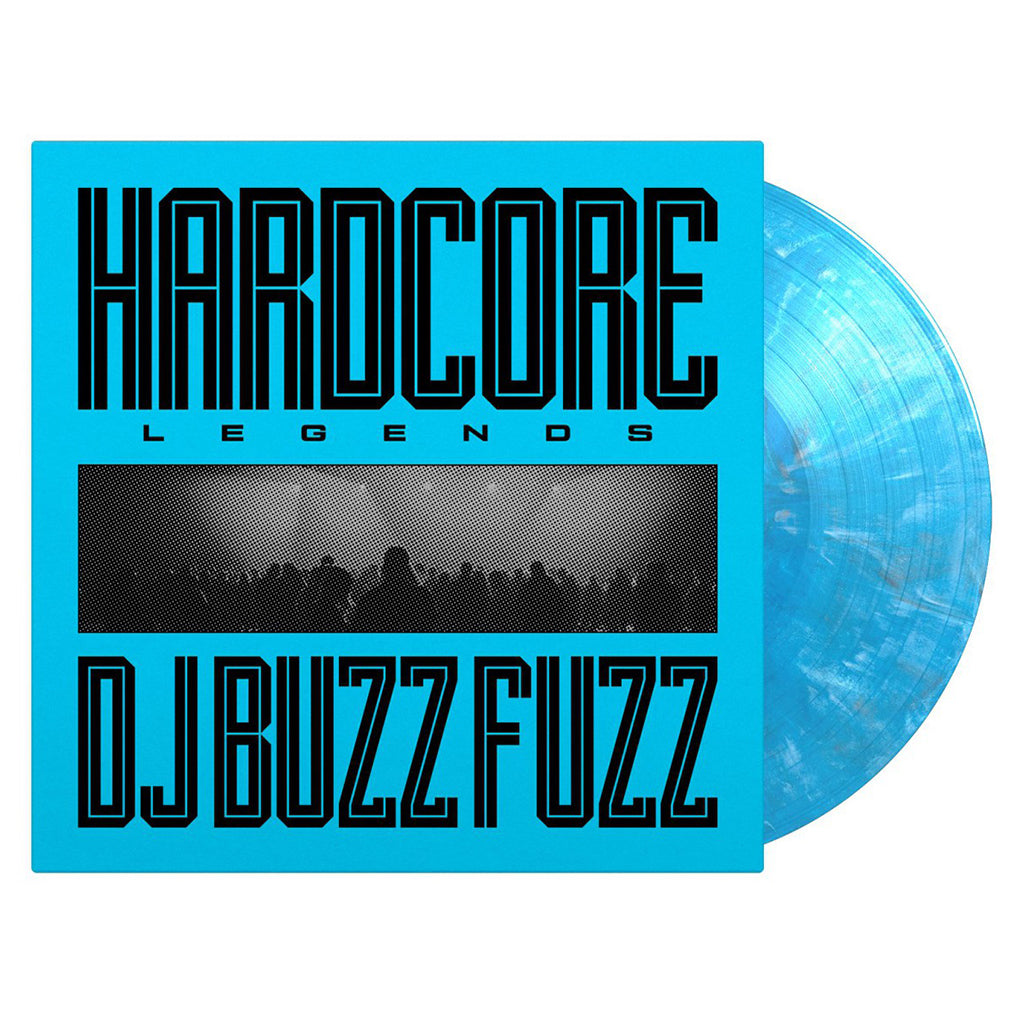 DJ BUZZ FUZZ - Hardcore Legends - LP - 180g Blue, White & Black Marbled Vinyl