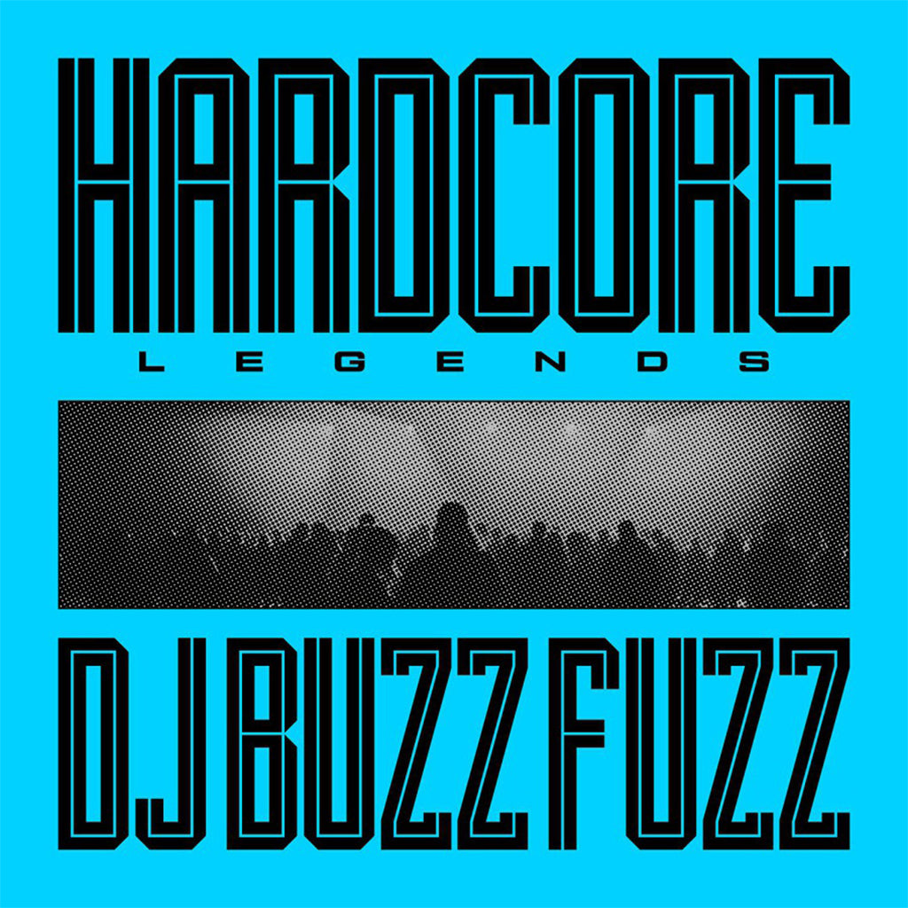 DJ BUZZ FUZZ - Hardcore Legends - LP - 180g Blue, White & Black Marbled Vinyl