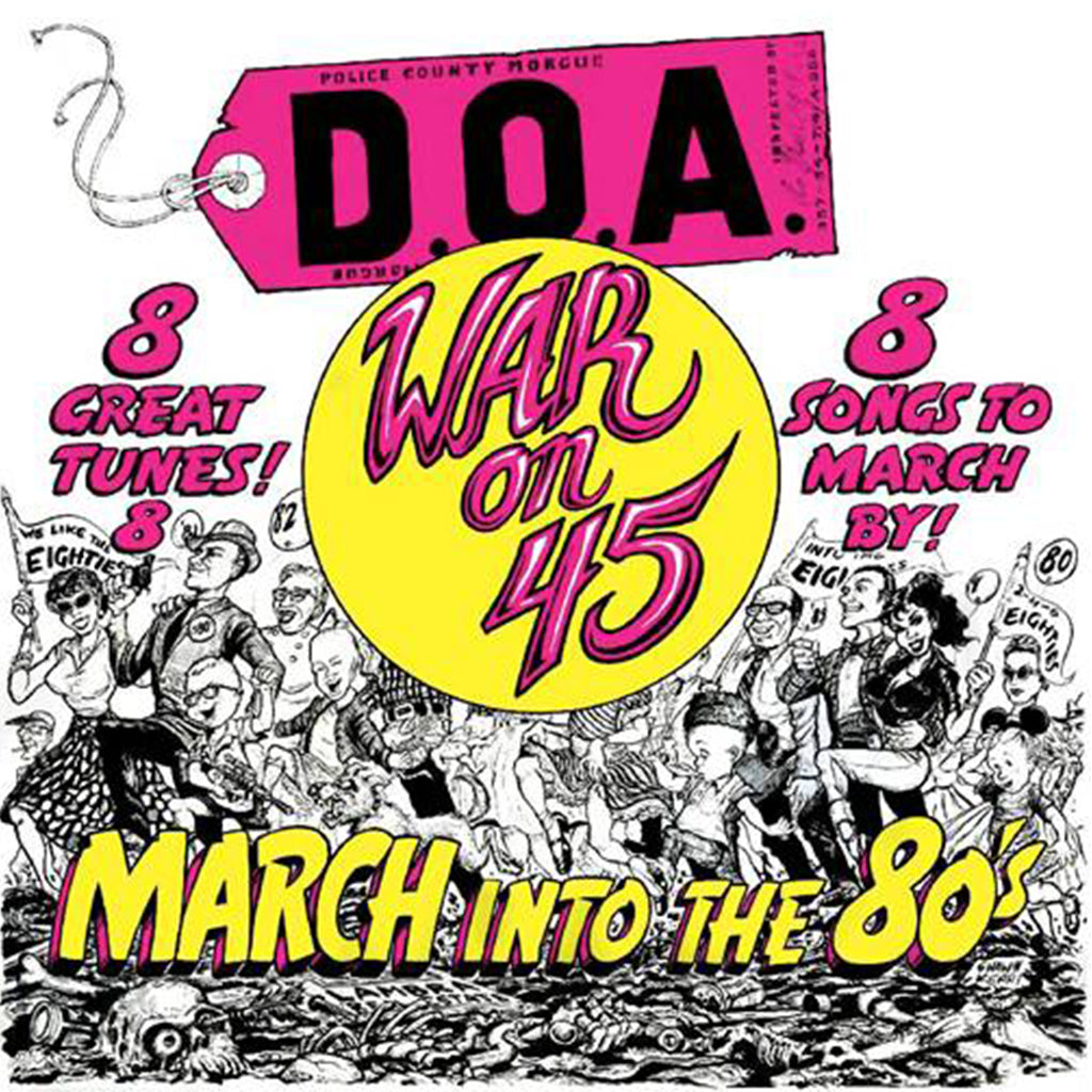 D.O.A. - War On 45 (40th Anniversary Reissue w/ 7 Bonus Tracks & Booklet) - LP - Red Vinyl