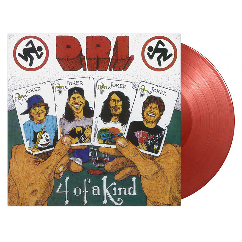 D.R.I. - 4 Of A Kind - LP - 180g Red / Black Marbled Vinyl