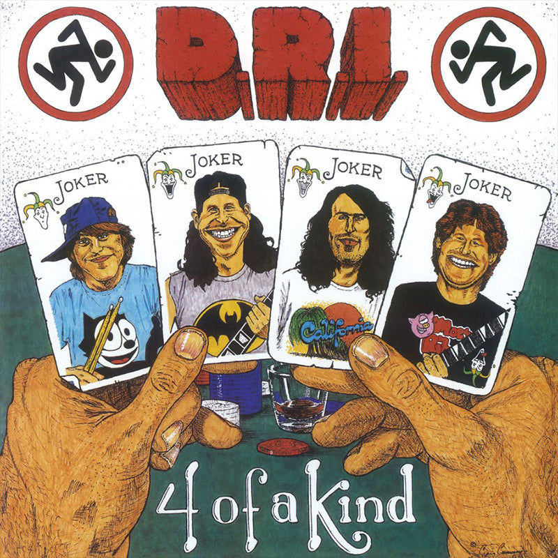 D.R.I. - 4 Of A Kind - LP - 180g Red / Black Marbled Vinyl