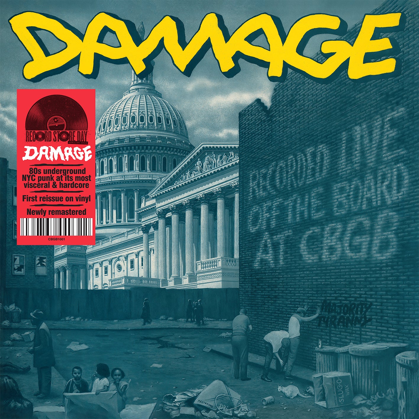 DAMAGE - Recorded Live Off the Board At CBGB - 1 LP [RSD 2024]