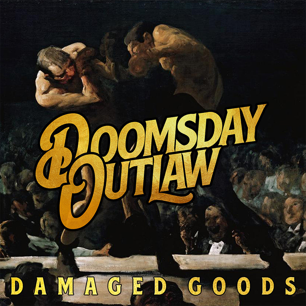 DOOMSDAY OUTLAW - Damaged Goods - LP - Gold / Black Marbled Vinyl