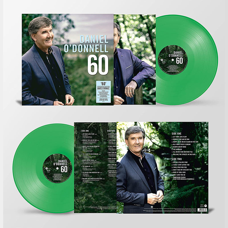 DANIEL O'DONNELL - 60 - LP - Translucent Green Vinyl
