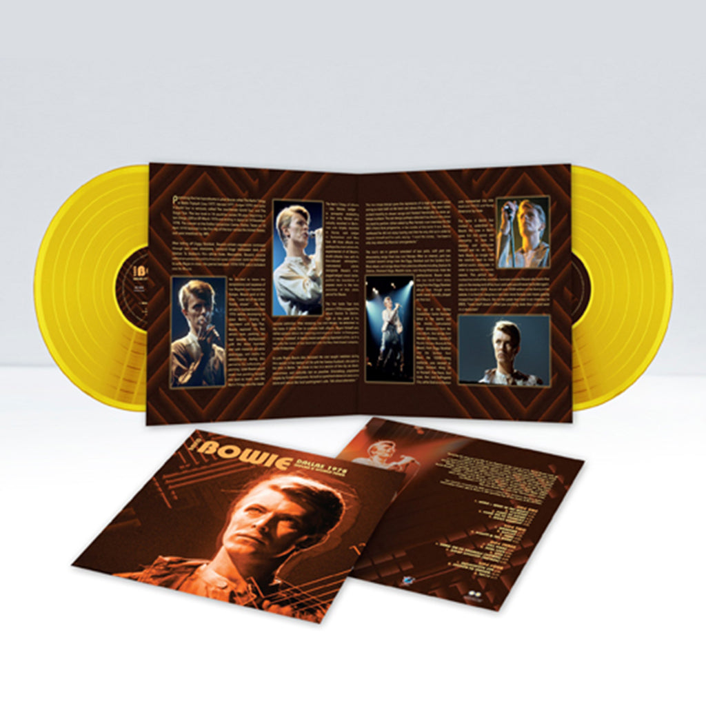 DAVID BOWIE - Dallas 1978 - Isolar II World Tour - 2LP - Gatefold 180g Yellow Vinyl