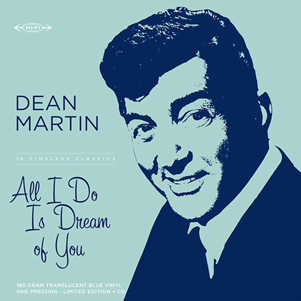 DEAN MARTIN - All I Do Is Dream Of You - LP (with Bonus CD) - 180g Translucent Blue Vinyl [RSD23]