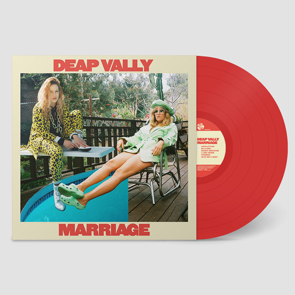 DEAP VALLEY - Marraige - LP - Transparent Red Vinyl