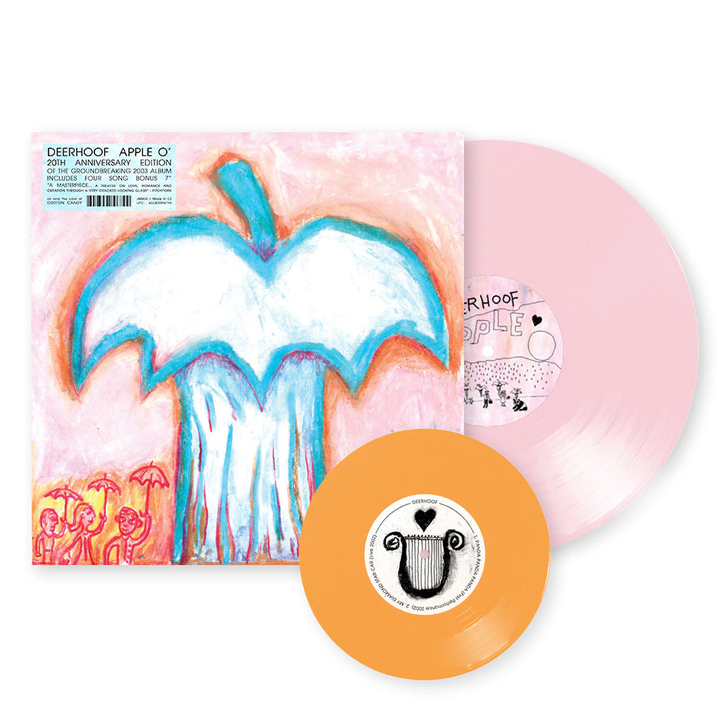 DEERHOOF - Apple O' (20th Anniversary Edition) - LP - Cotton Candy Coloured Vinyl + Bonus Orange 7" Vinyl