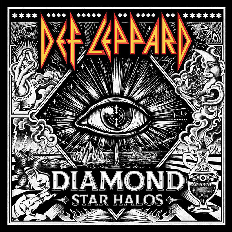 DEF LEPPARD - Diamond Star Halos - 2LP - Clear Vinyl