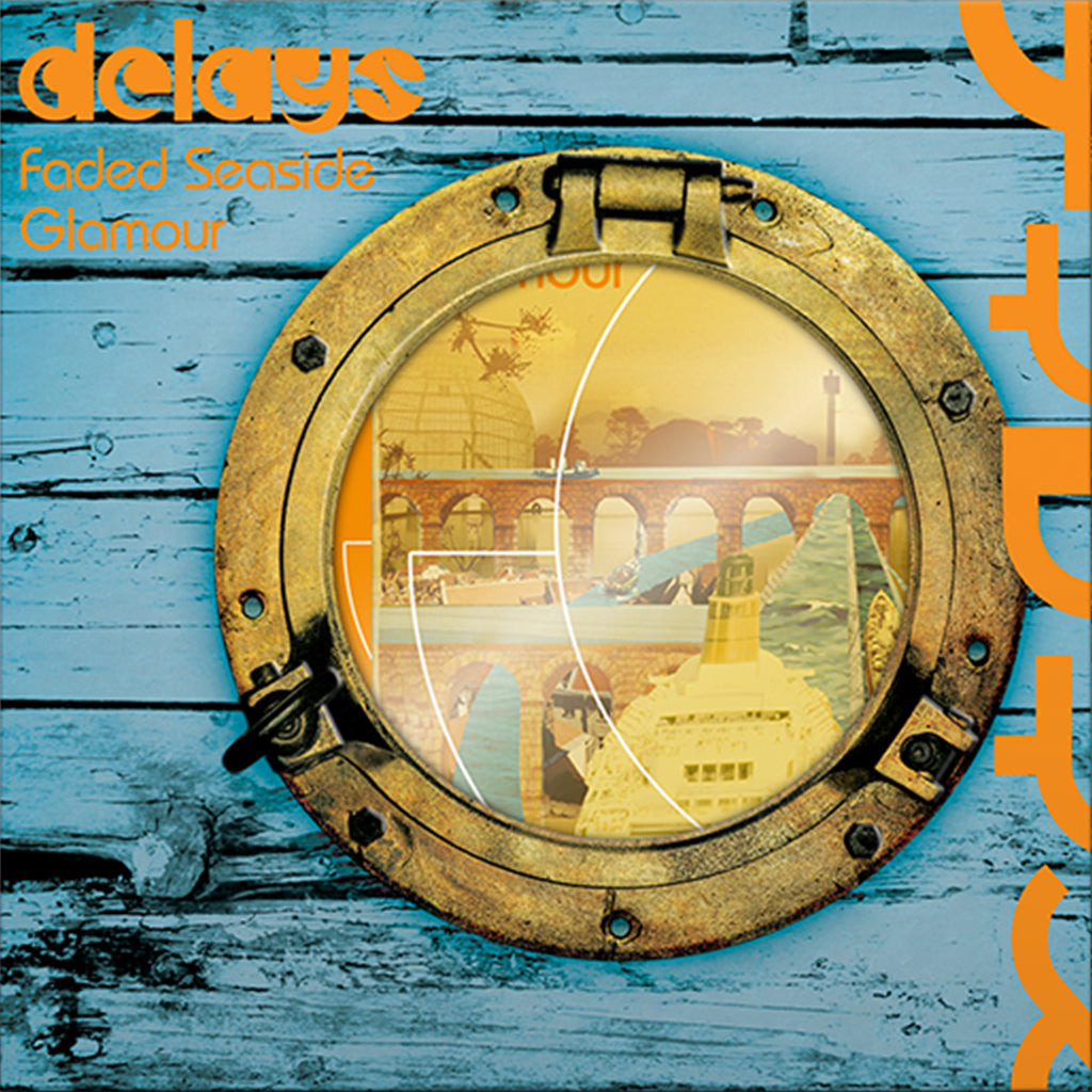 DELAYS - Faded Seaside Glamour - Deluxe Edition w/ Print of Art by Greg (2023 Reissue) - LP - Orange Vinyl