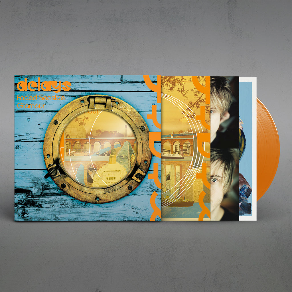 DELAYS - Faded Seaside Glamour - Deluxe Edition w/ Print of Art by Greg (2023 Reissue) - LP - Orange Vinyl