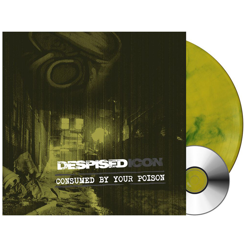 DESPISED ICON - Consumed By Your Poison (2022 Reissue) - LP + Bonus CD - Transparent Yellow & Blue Marbled Vinyl