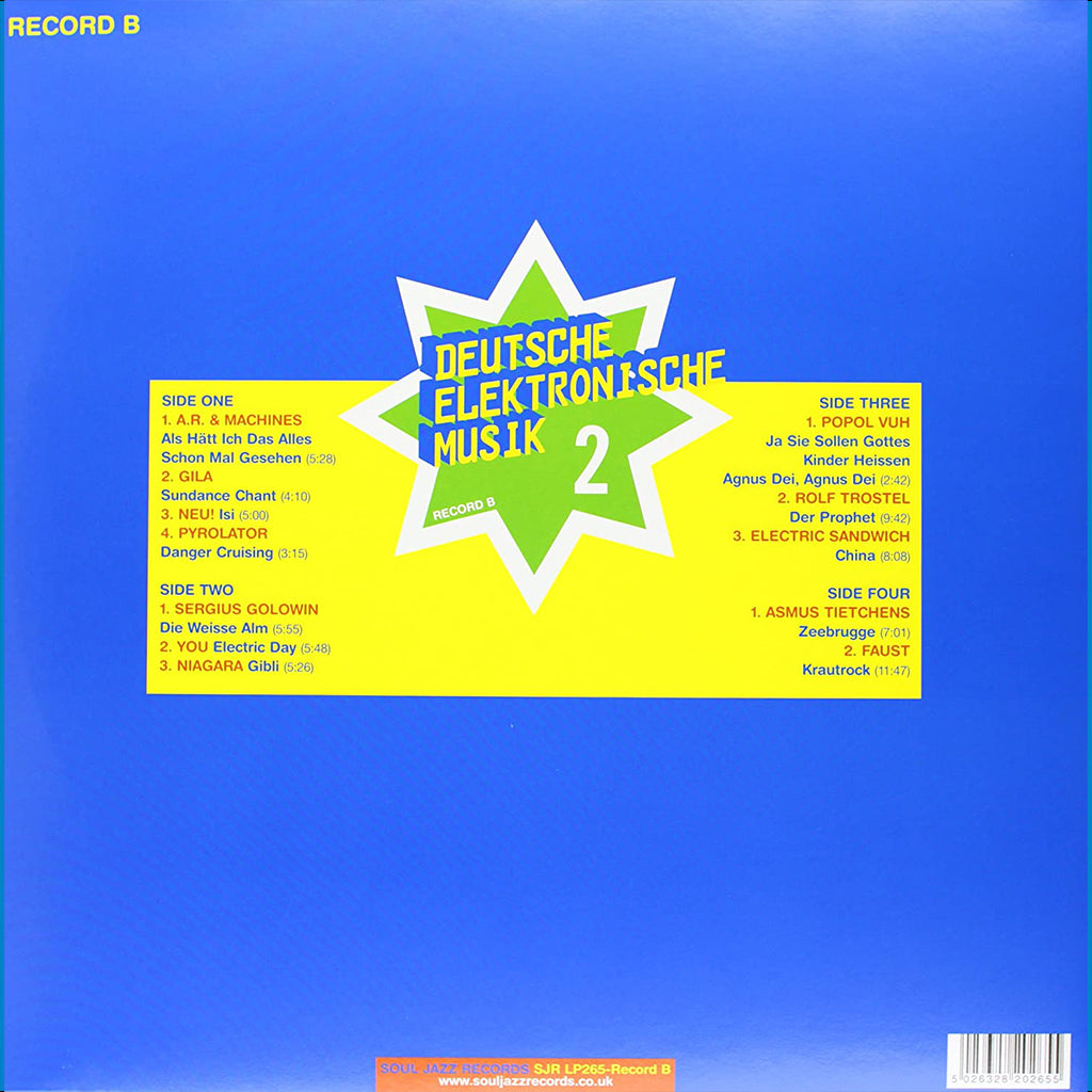 VARIOUS / SOUL JAZZ PRESENTS - Deutsche Elektronische Musik 2: Experimental German Rock And Electronic Music 1971-83 (Part Two) [Repress] - 2LP - Vinyl