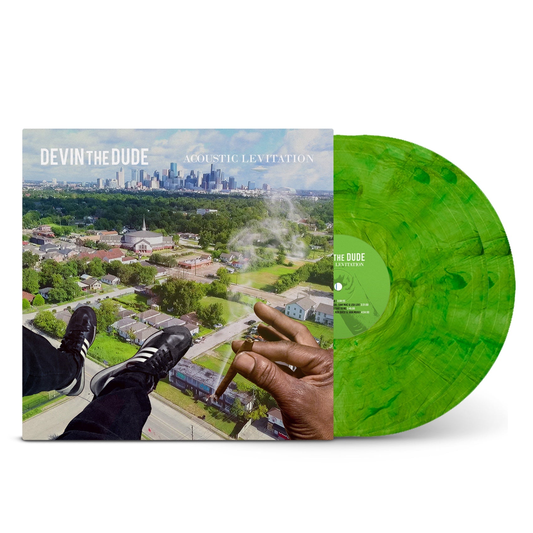 DEVIN THE DUDE - Acoustic Levitation - 2 LP - Translucent Green Smokey Galaxy Vinyl [RSD 2024]