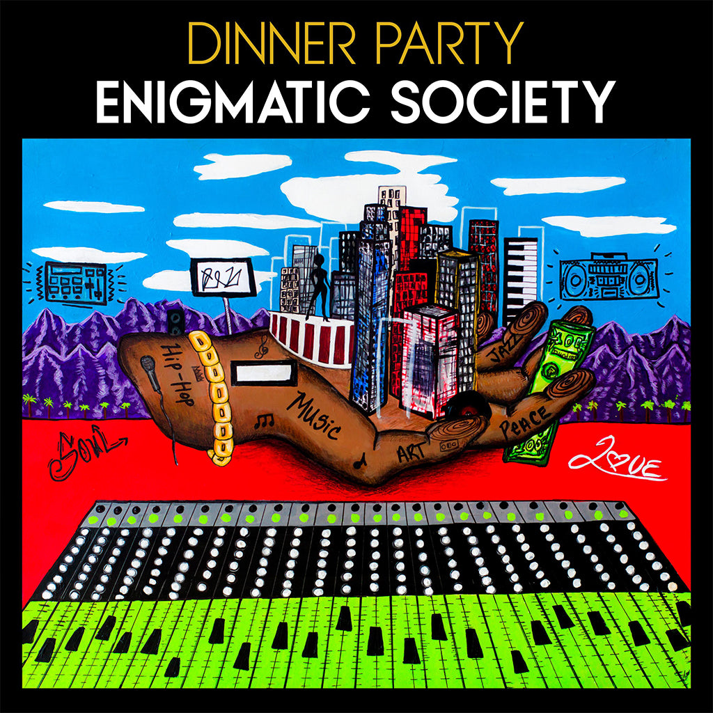 DINNER PARTY - Enigmatic Society - LP - Black w/ White Splatter Vinyl