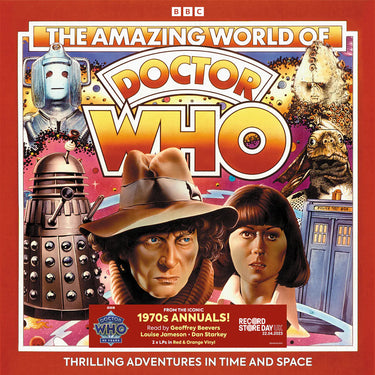 DOCTOR WHO - The Amazing World Of Doctor Who - 2LP - Gatefold Red & Orange Vinyl [RSD23]