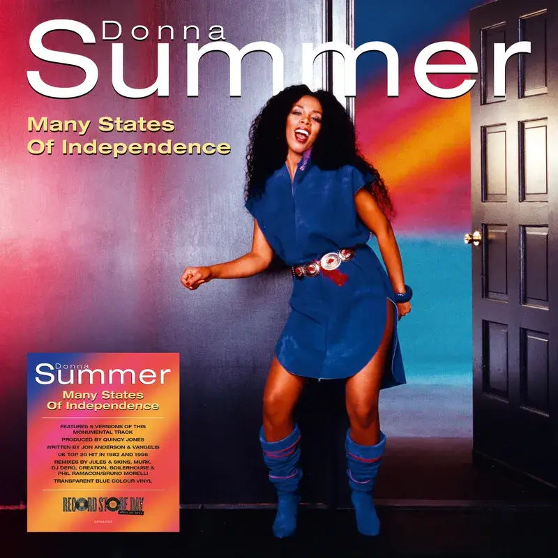 DONNA SUMMER - "Many" States Of Independence - 1 LP - Transparent Blue vinyl [RSD 2024]