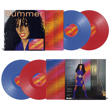 DONNA SUMMER - Donna Summer - 40th Anniversary Edition - 2LP - Transparent Red / Blue Vinyl