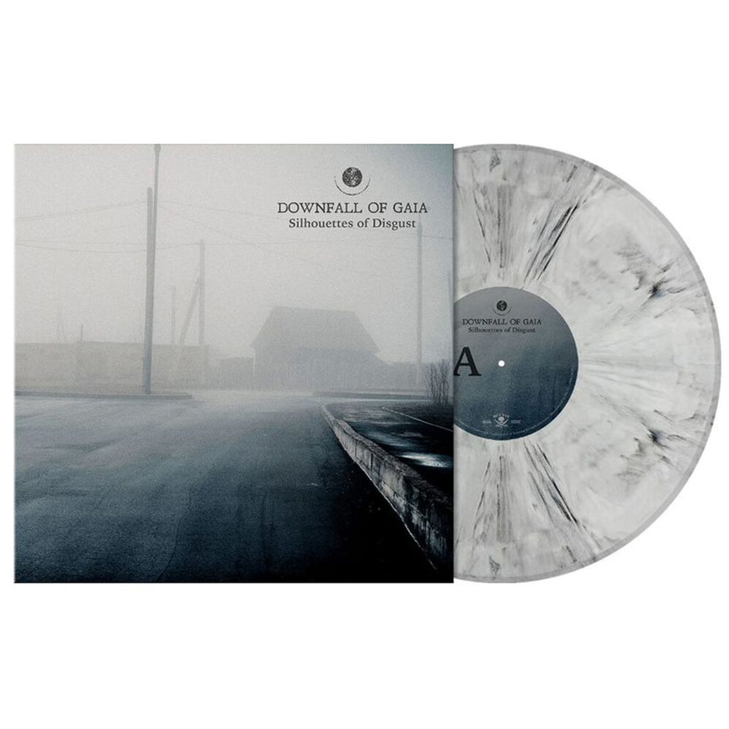 DOWNFALL OF GAIA - Silhouettes Of Disgust - LP - White / Black Marbled Vinyl [MAR 17]