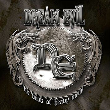 DREAM EVIL - The Book Of Heavy Metal (2023 Reissue) - LP - White & Black Marbled Vinyl
