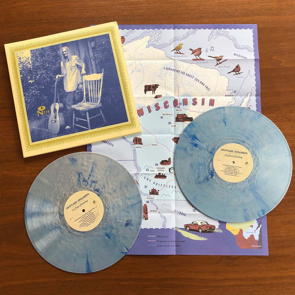 VARIOUS - Driftless Dreamers: In Cuca Country - 2LP - Glacier Blue Vinyl