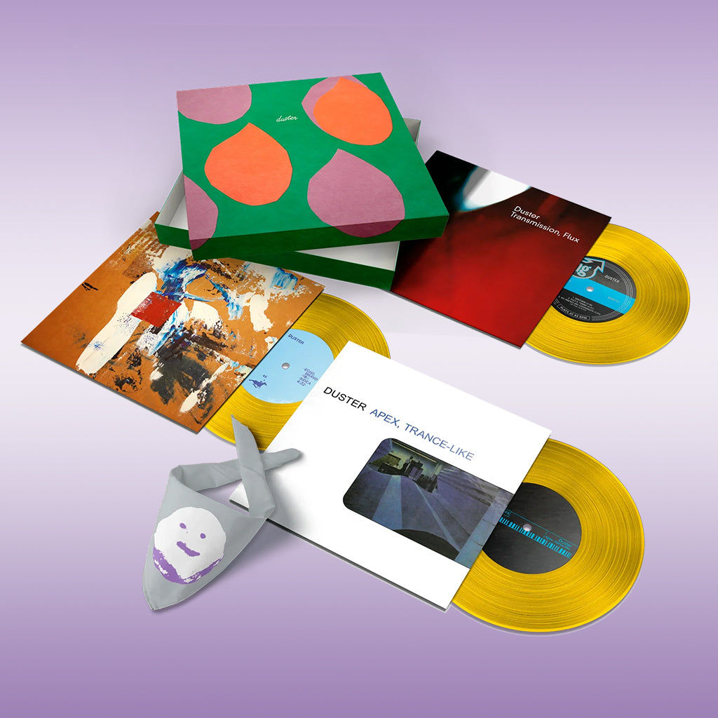 DUSTER - Moods, Modes - 7" x 3 - Sun Yellow Vinyl Box Set