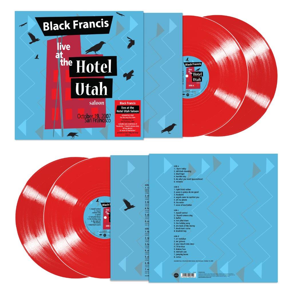 BLACK FRANCIS (A.K.A. Frank Black) - Live at the Hotel Utah Saloon - 2LP - Red Vinyl