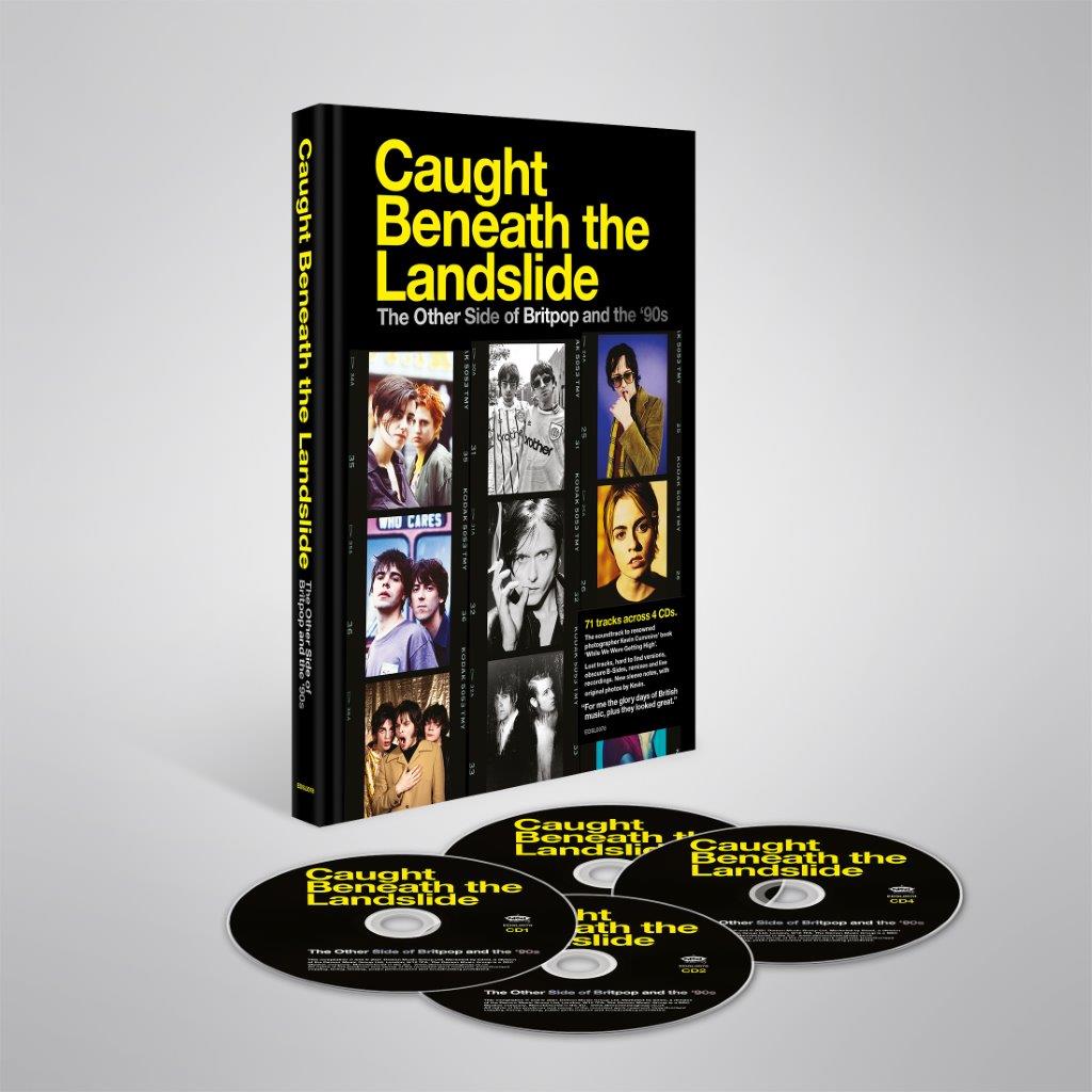 VARIOUS - Caught Beneath The Landslide: The Other Side of Britpop and the ‘90s - 4CD - Mediabook Set