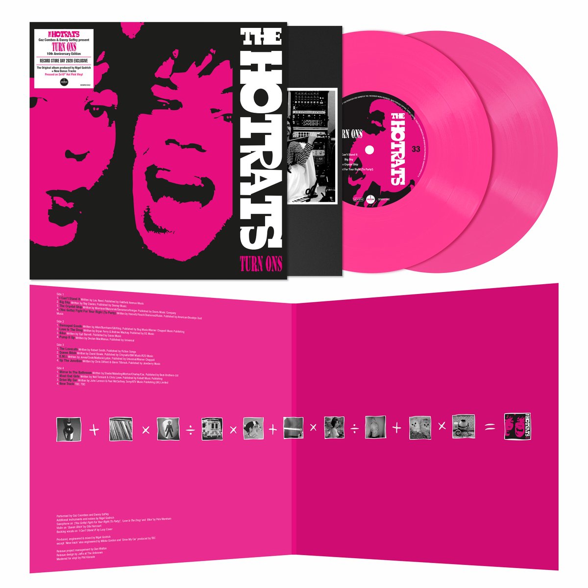 THE HOTRATS - Turn Ons (10th Anniversary) - 2LP - Limited Hot Pink Vinyl [RSD2020-SEPT26]