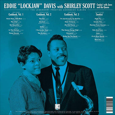 EDDIE LOCKJAW DAVIS - Cookin' With Jaws And The Queen: The Legendary Prestige Cookbook Albums - 4LP (w/ 20-page Book) - Slipcase 180g Vinyl Set