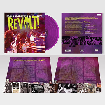 EDGAR BROUGHTON BAND - Live… Revolt! - 10" - 180g Purple Vinyl