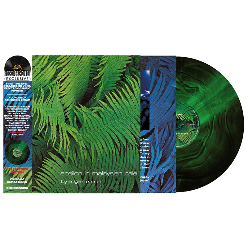 EDGAR FROESE - Epsilon in Malaysian Pale - LP - Green / Clear Marble Vinyl [RSD 2022 - DROP 2]
