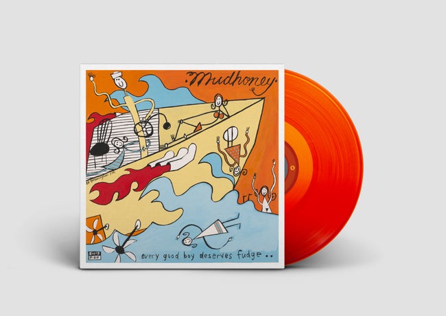 MUDHONEY - Every Good Boy Deserves Fudge - LP - Limited Orange Vinyl
